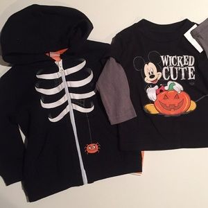 NWT Hoodie and long sleeve Mickey T-shirt